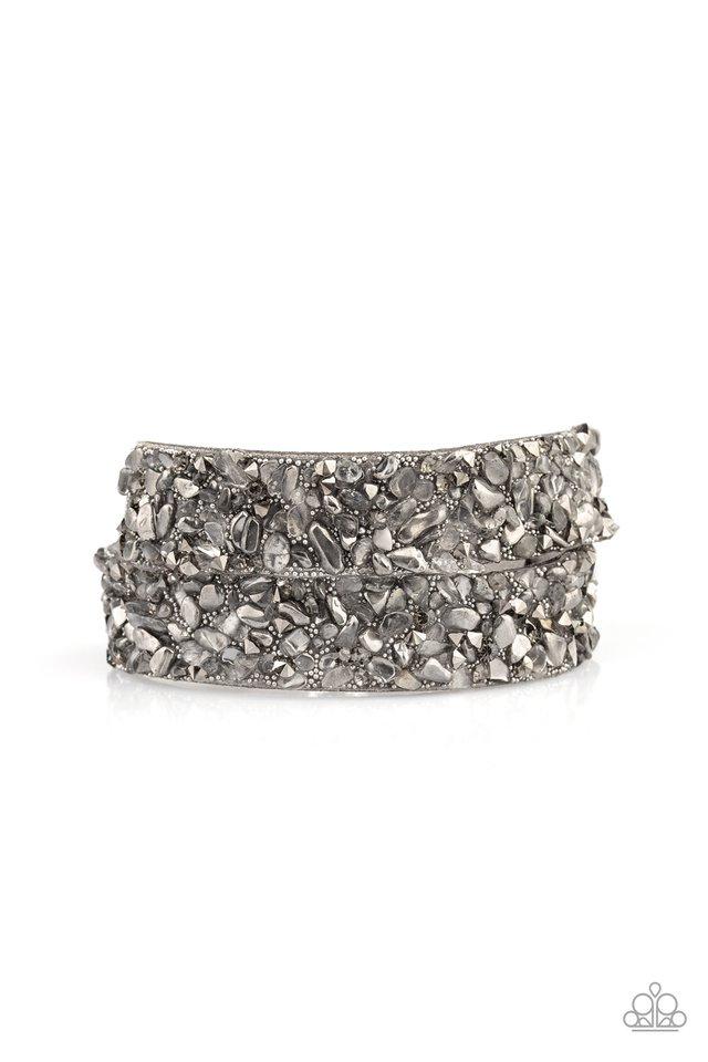 Pulsera Paparazzi ~ CRUSH To Conclusions - Plata