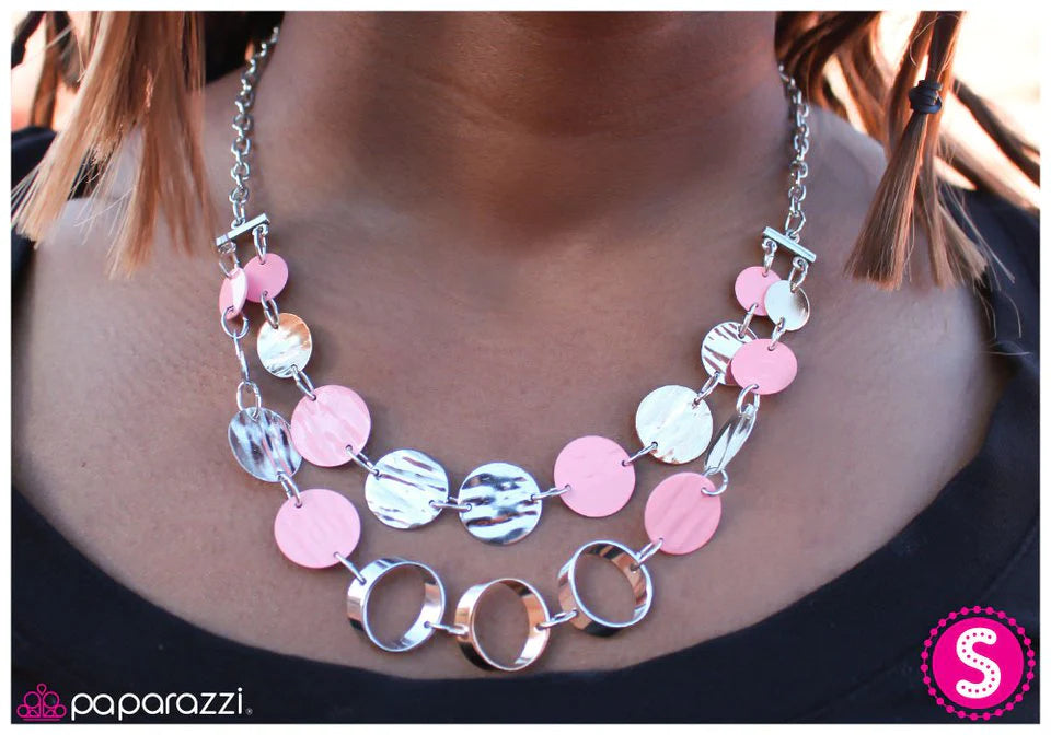 Collar Paparazzi ~ Tranquilízate - Rosa