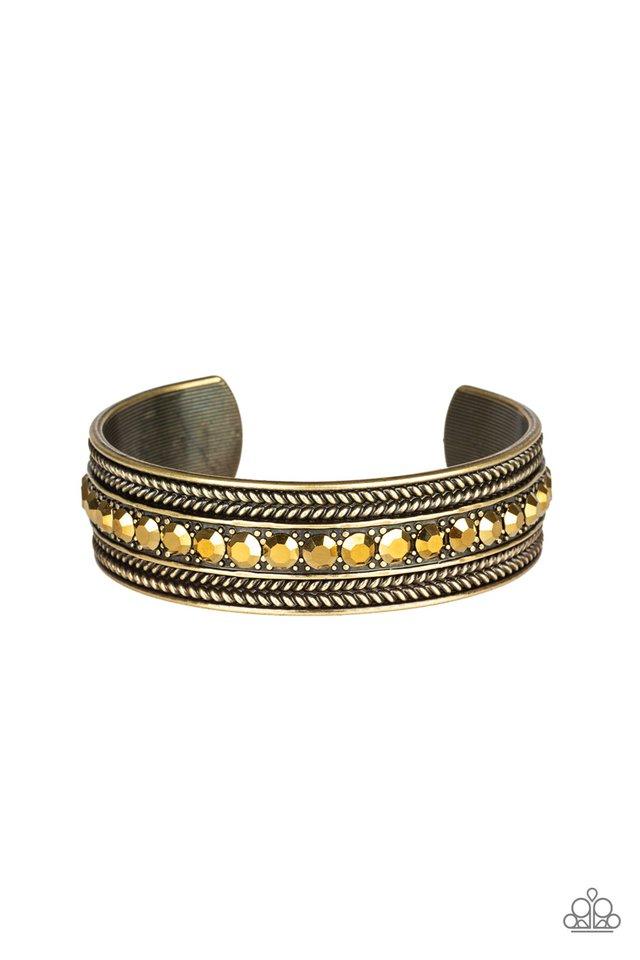 Paparazzi Bracelet ~ Empress Etiquette - Brass