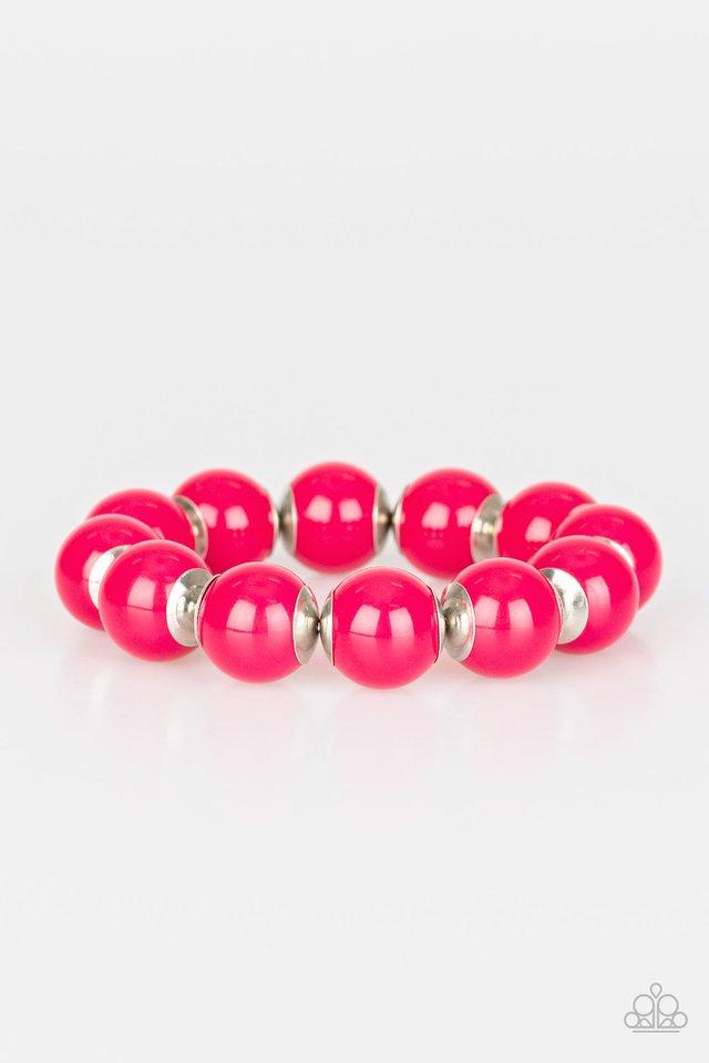 Pulsera Paparazzi ~ Sweet Shop Sweetheart - Rosa