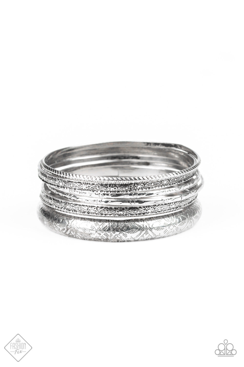 Paparazzi Bracelet ~ Hidden Groves - Silver