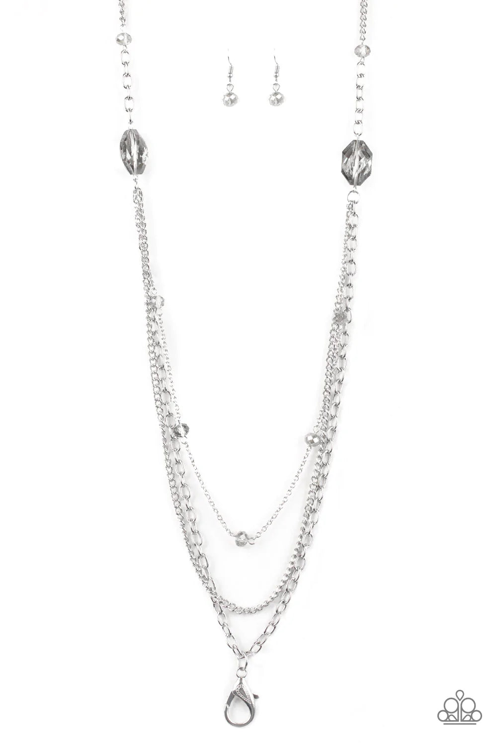Paparazzi Necklace ~ Dare To Dazzle - Silver