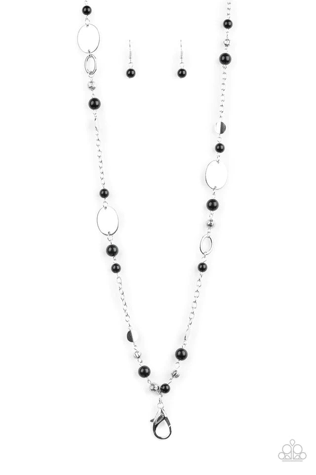 Paparazzi Necklace ~ Serenely Springtime - Black