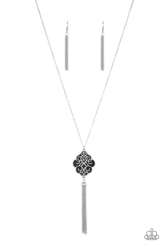 Malibu Mandala - Black - Paparazzi Necklace Image