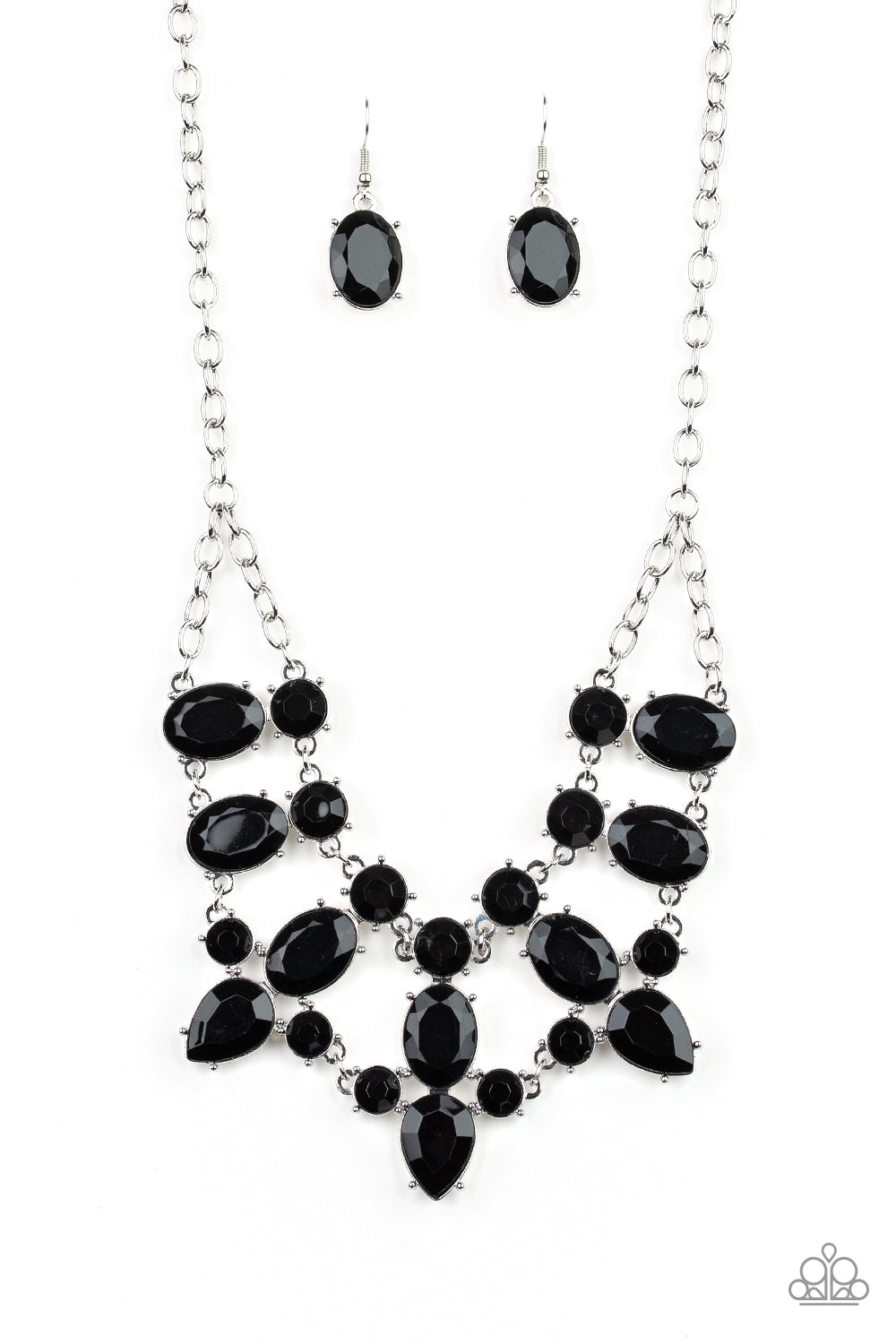 Paparazzi Necklace ~ Goddess Glow - Black