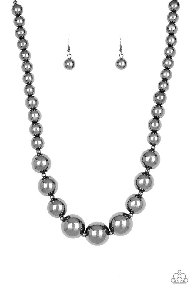 Paparazzi Necklace Living Up To Reputation Black – Paparazzi