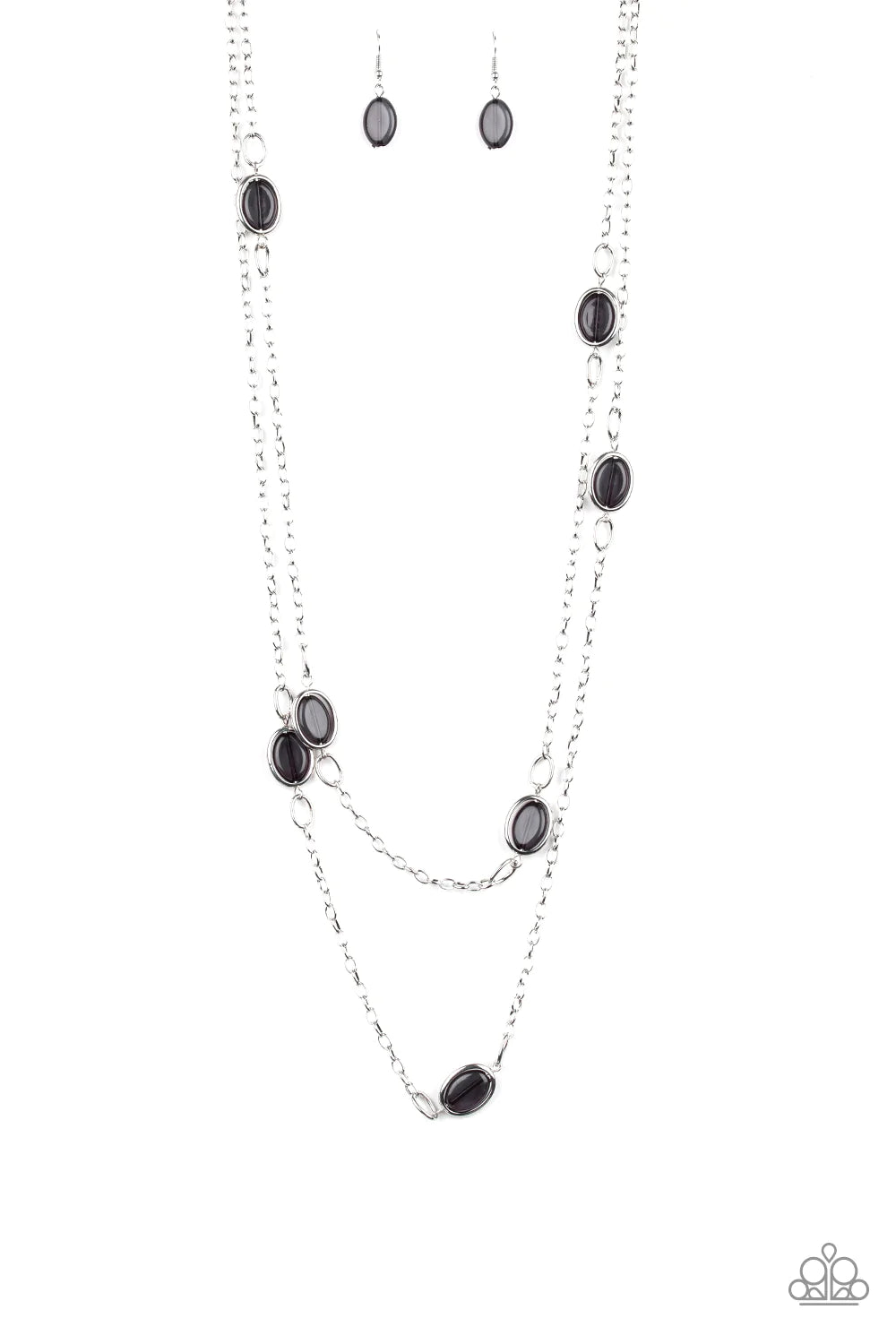 Paparazzi Necklace ~ Back For More - Black