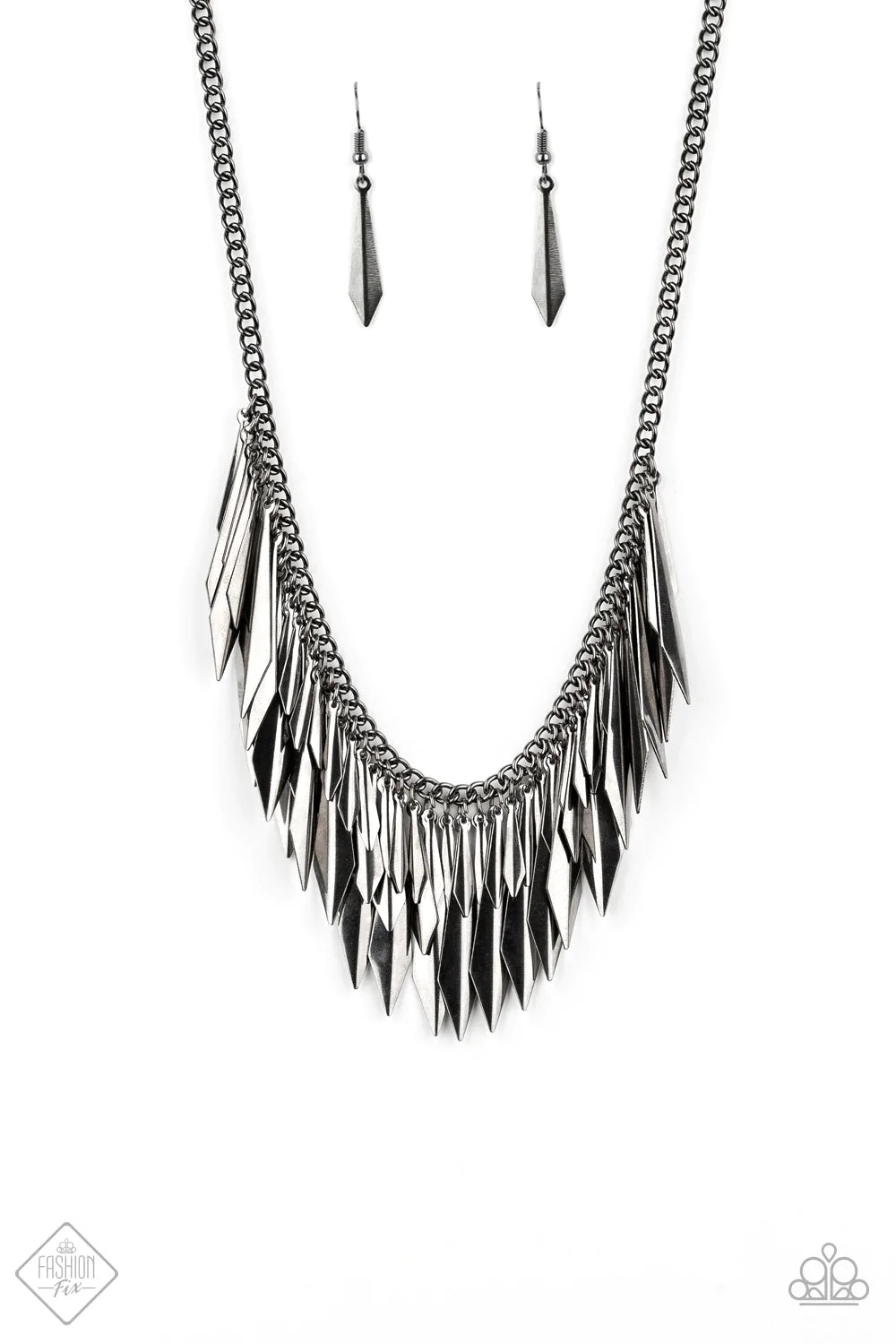 Paparazzi Necklace ~ The Thrill-Seeker - Black