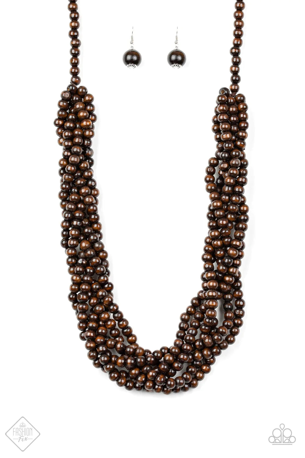 Paparazzi Necklace ~ Tahiti Tropic - Brown