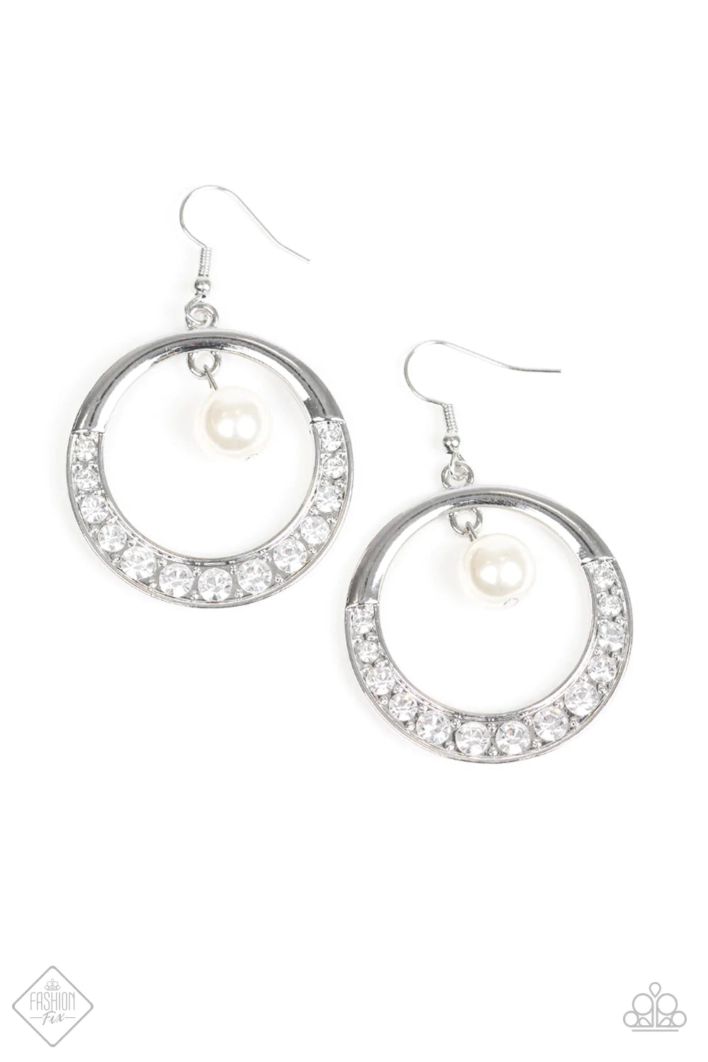 Paparazzi Earring ~ The Icon-ista - White