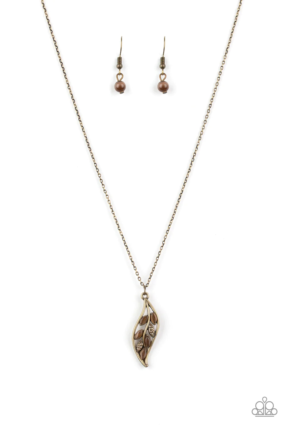 Paparazzi Necklace ~ Let STEM Talk - Brass