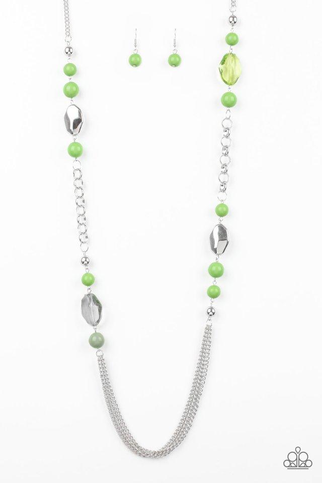 Paparazzi Necklace ~ Marina Majesty - Green