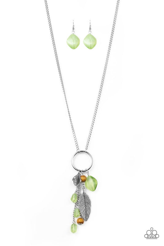 Sky High Style - Green - Paparazzi Necklace Image