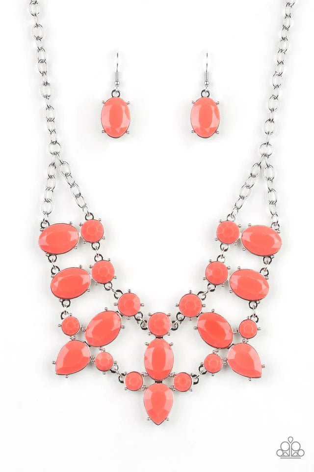 Paparazzi Necklace ~ Goddess Glow - Orange