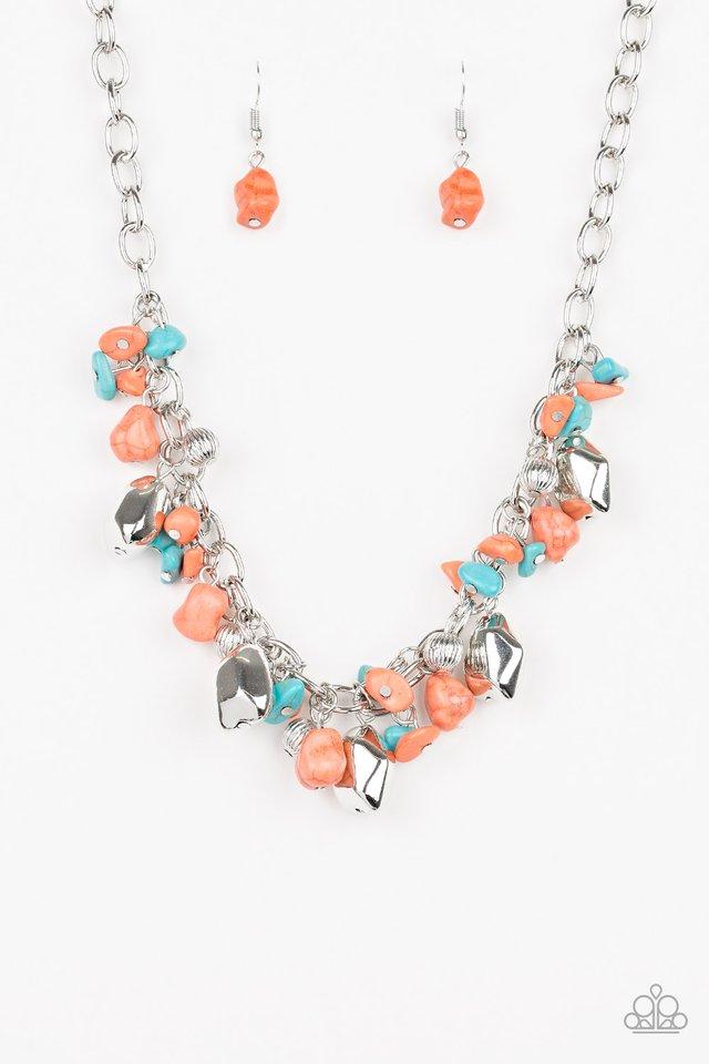 Collar Paparazzi ~ Quarry Trail - Naranja