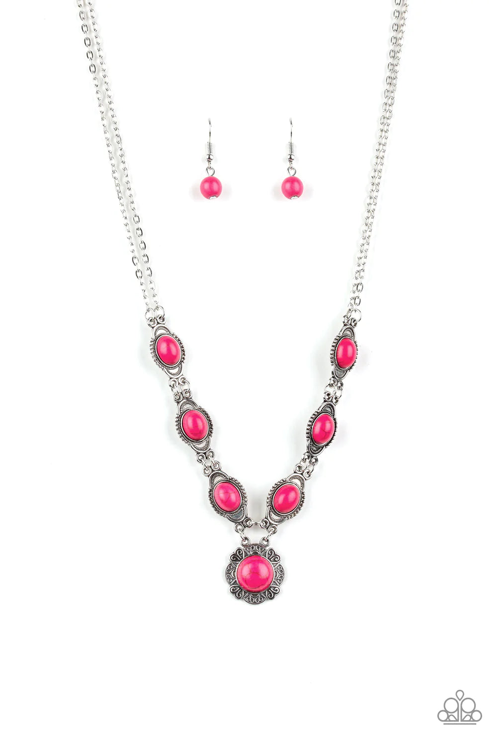 Paparazzi Necklace ~ Desert Dreamin - Pink