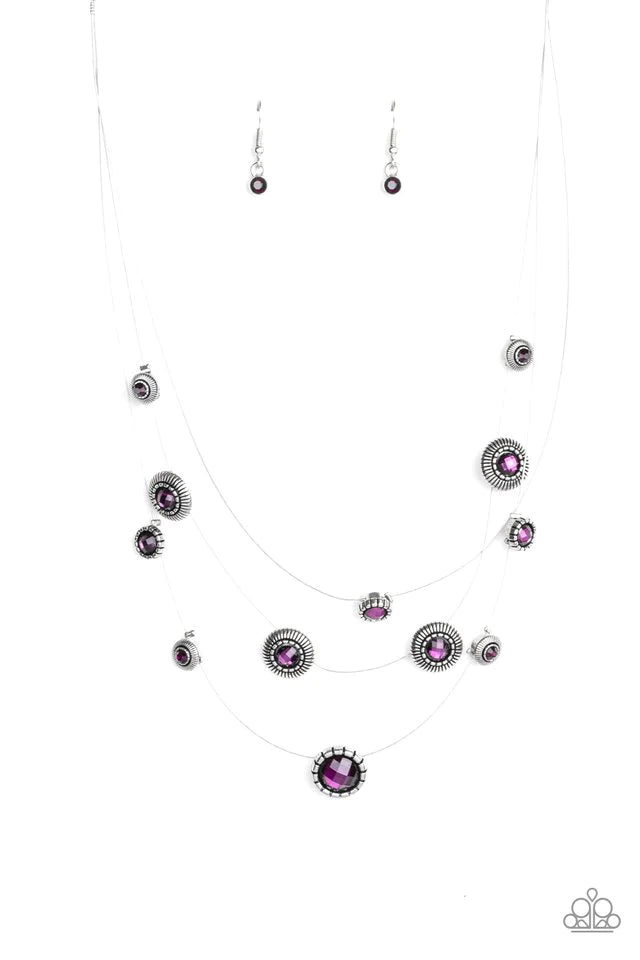 Paparazzi Necklace ~ SHEER Thing! - Purple