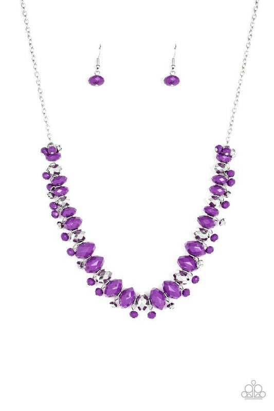 Paparazzi Necklace ~ BRAGs To Riches - Purple