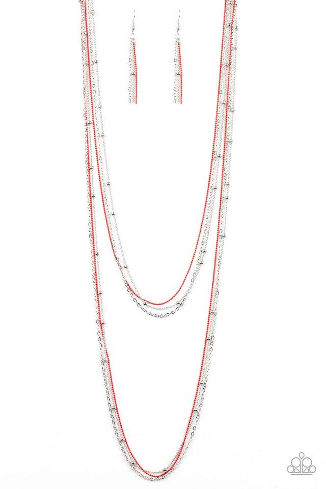 Paparazzi Necklace ~ What A COLORFUL World - Red