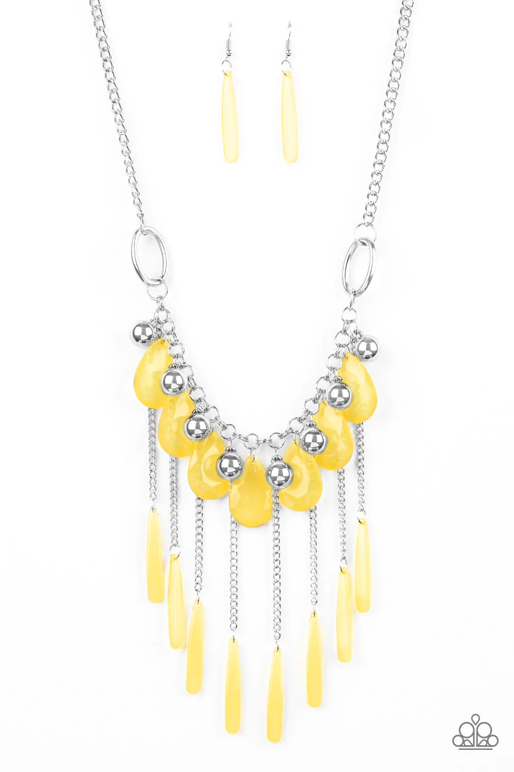 Paparazzi Necklace ~ Roaring Riviera - Yellow