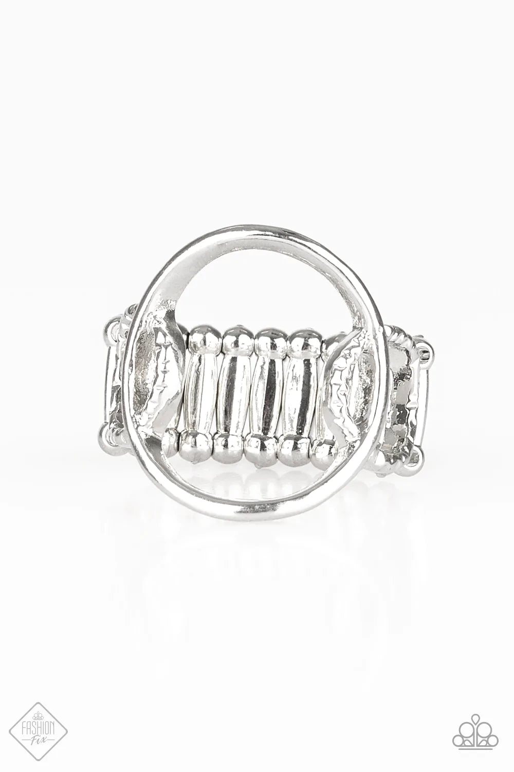 Paparazzi Ring ~ Circle Round Me - Silver