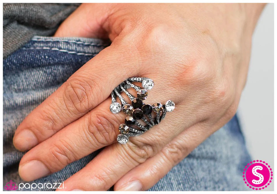 Anillo Paparazzi ~ Cuando las estrellas se alinean - Negro