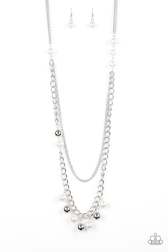Collar Paparazzi ~ Musical moderno - Blanco