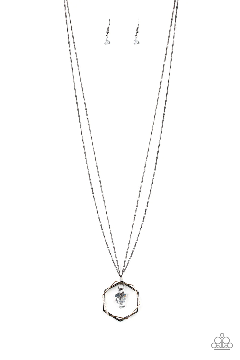 Paparazzi Necklace ~ Chicly Geocentric - Multi