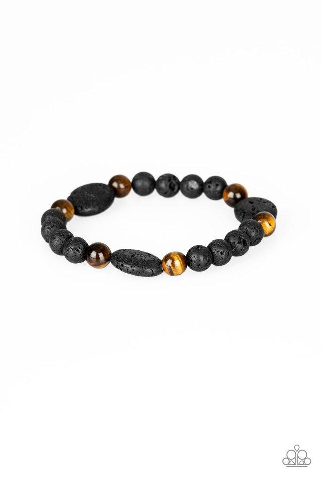 Paparazzi Bracelet ~ A Hundred and ZEN Percent - Brown