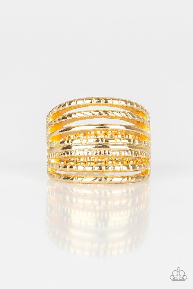 Anillo Paparazzi ~ Basic Maverick - Oro