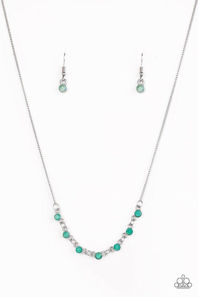 Paparazzi Necklace ~ Stay Sparkly - Green