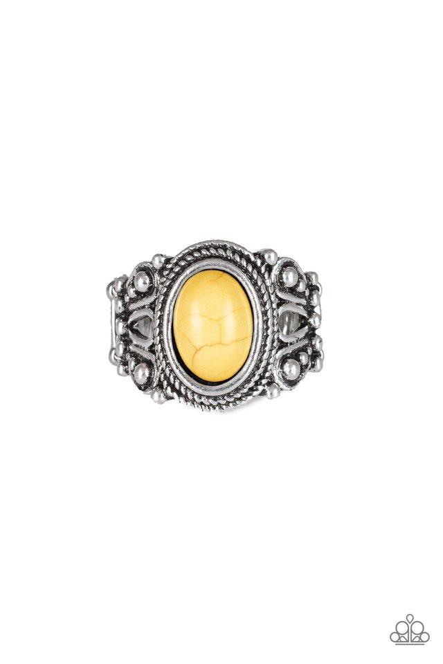 Anillo de paparazzi ~ Cañón Coyote - Amarillo
