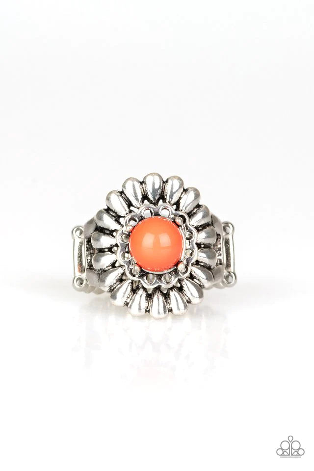 Paparazzi Ring ~ Poppy Pep - Orange