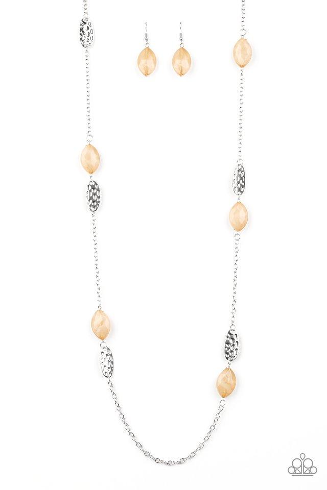 Collar Paparazzi ~ Belleza frente a la playa - Marrón