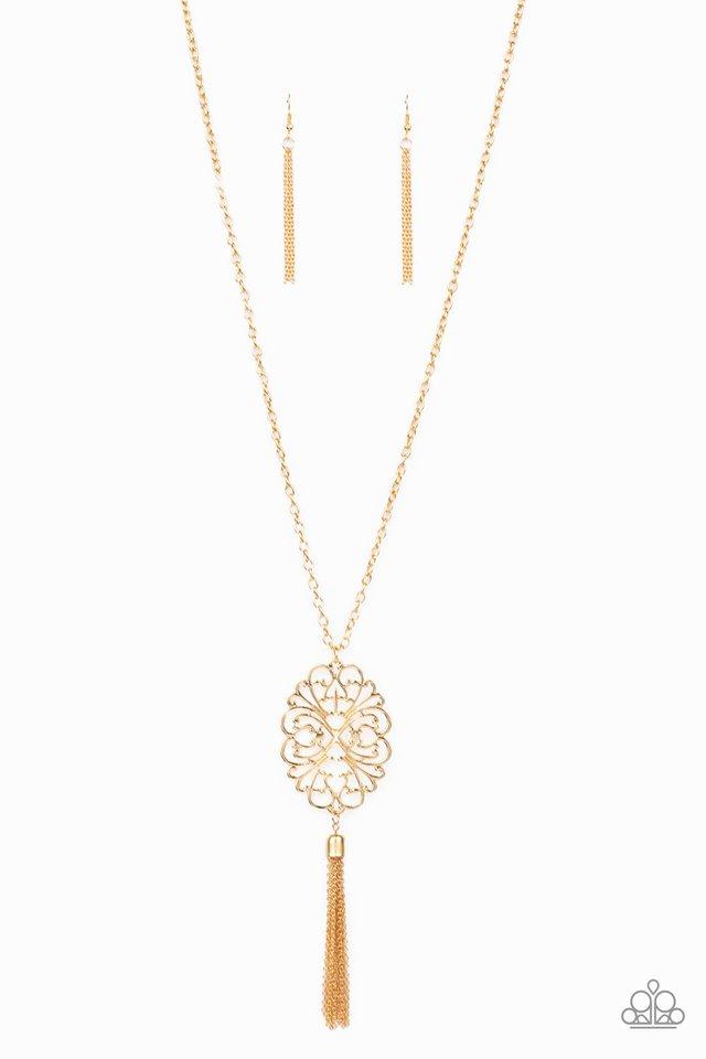 Paparazzi Necklace ~ A MANDALA Of The People - Gold