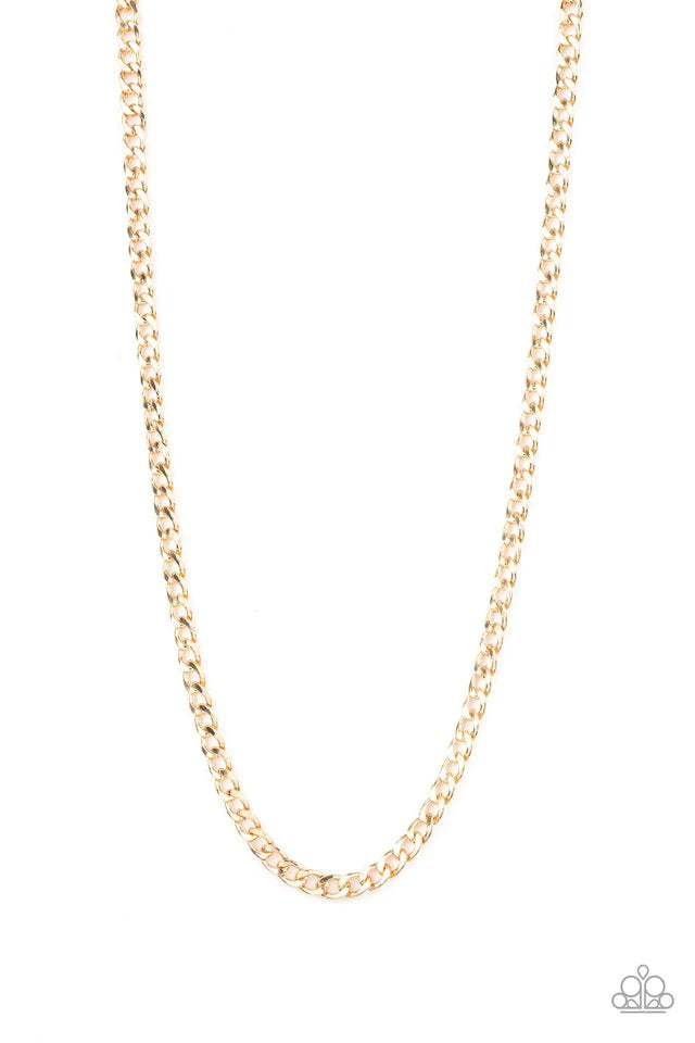 Paparazzi Necklace ~ Delta - Gold