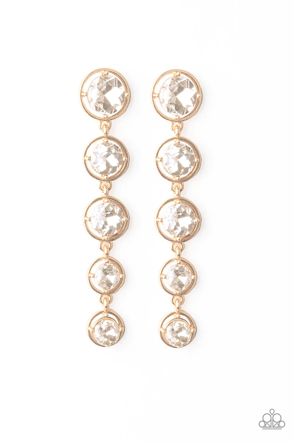 Paparazzi Earring ~ Drippin In Starlight - Gold
