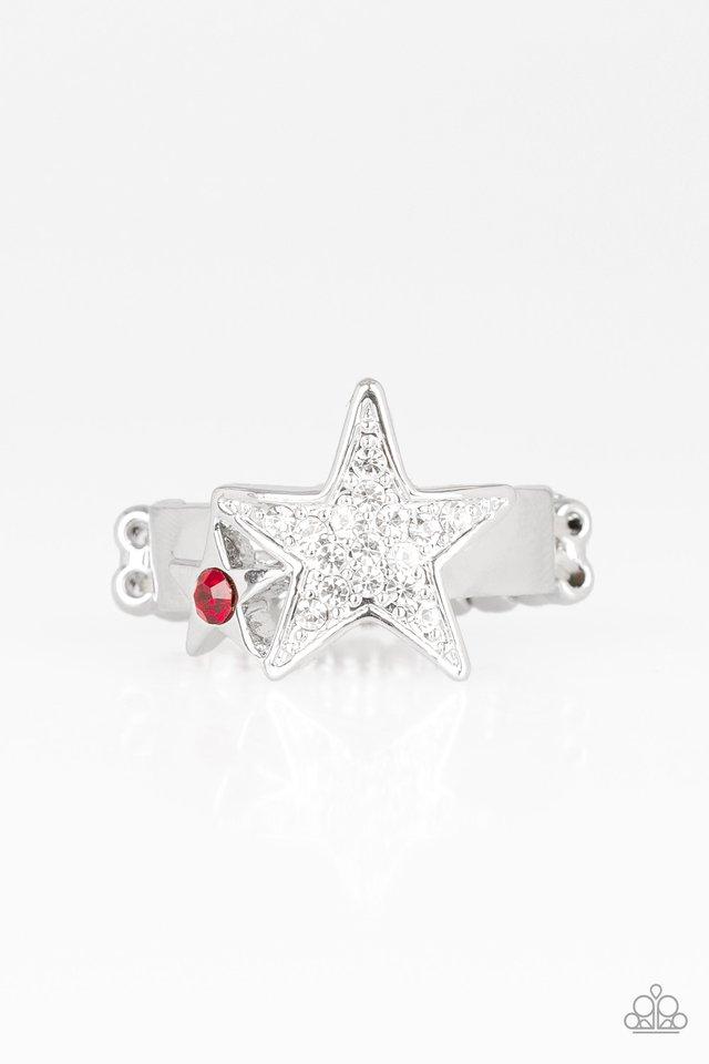 Paparazzi Ring ~ Star-Spangled Starlet - Red