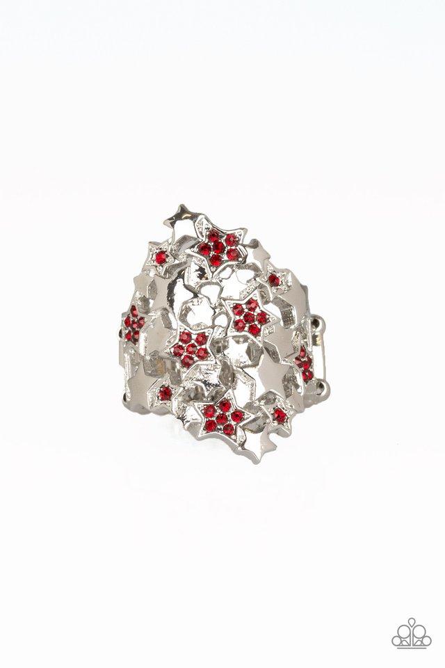 Paparazzi Ring ~ Star-tacular, Star-tacular - Red
