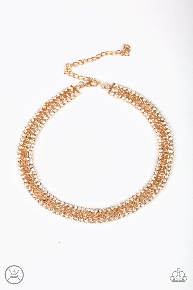 Collar Paparazzi ~ Empo-HER-ment - Oro