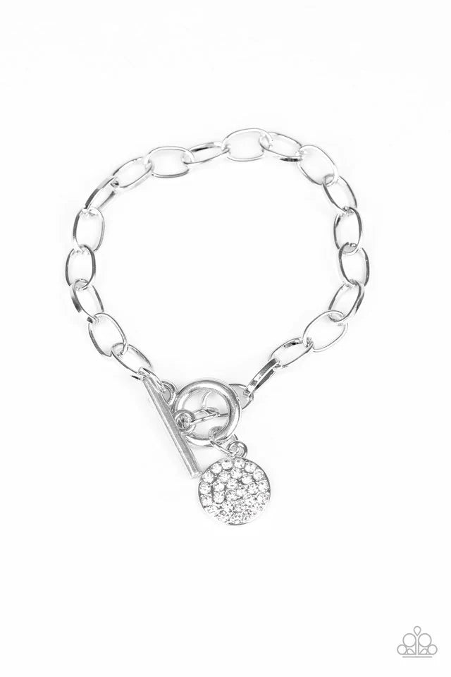 Pulsera Paparazzi ~ BLING In The New Year - Blanco