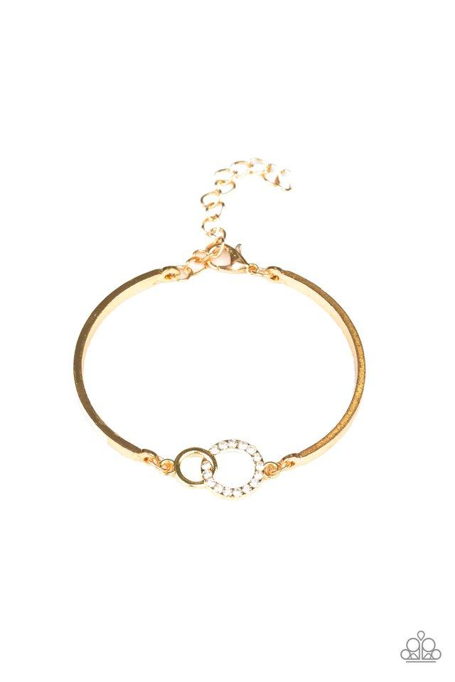 Pulsera Paparazzi ~ Sofisticación sencilla - Oro