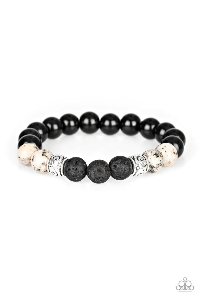 Pulsera Paparazzi ~ Mantra - Blanco