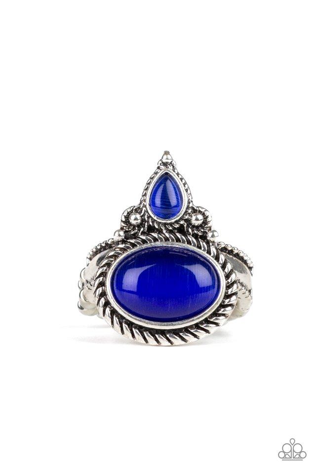 Anillo Paparazzi ~ Malibu Mist - Azul