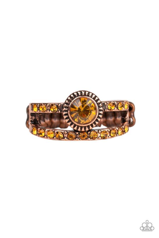 Paparazzi Ring ~ GLOW Me Away - Copper