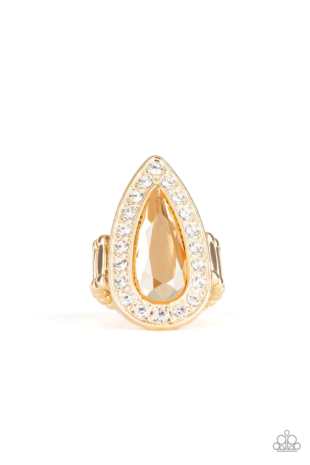 Anillo Paparazzi ~ Majestic Mayhem - Oro