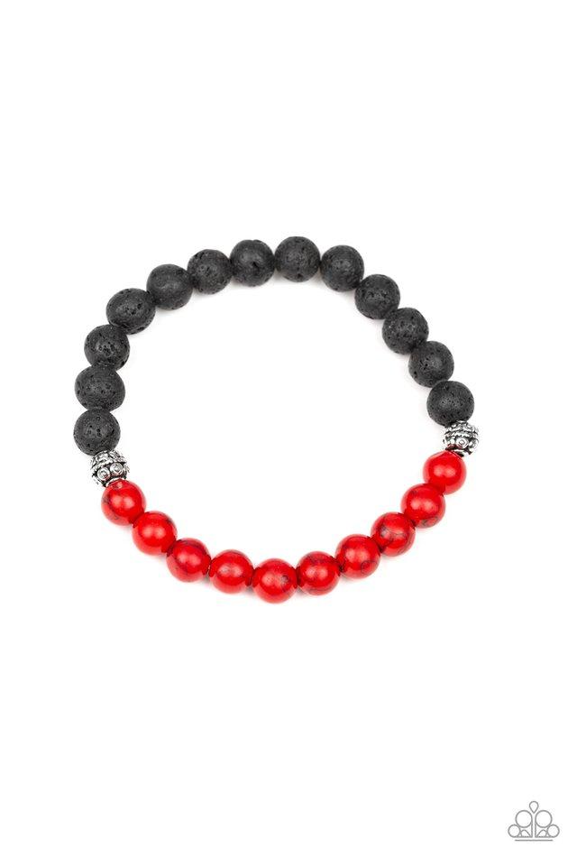 Paparazzi Bracelet ~ Fortune - Red