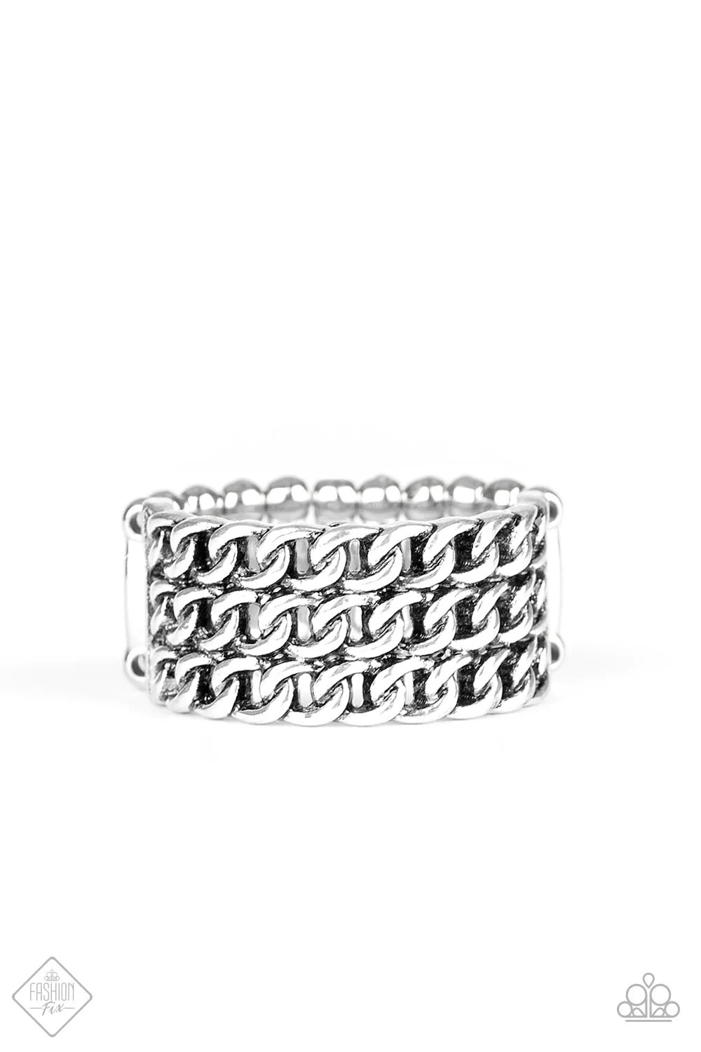 Paparazzi Ring ~ Metro Maker - Silver