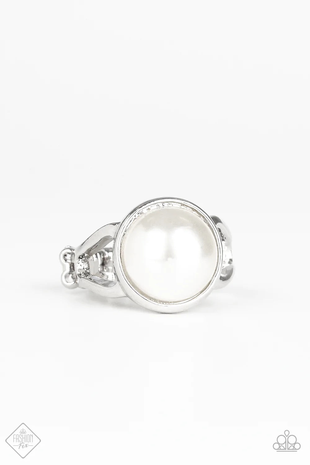 Paparazzi Ring ~ Pearl Powerhouse - White