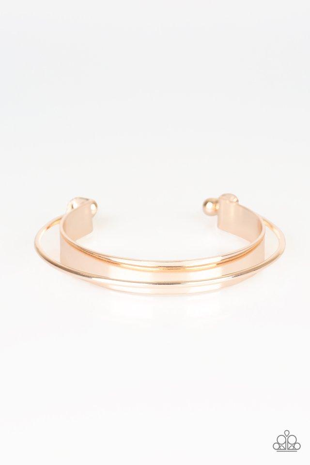 Paparazzi Bracelet ~ Avant-MOD - Rose Gold